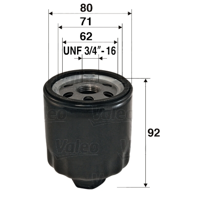 Valeo Service Olejový filter