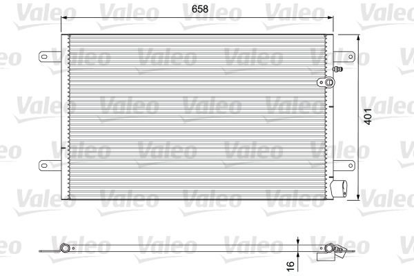 Valeo Service Kondenzátor klimatizácie