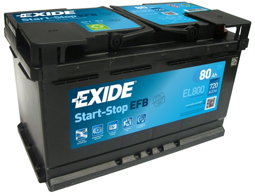 Start-Stop EFB Exide Start-Stop EFB 12V 80Ah 720A EL800