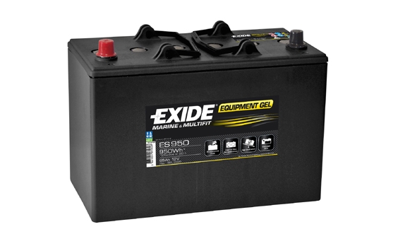 EXIDE Equipment GEL Exide Equipment Gel 12V 85Ah 450A ES950