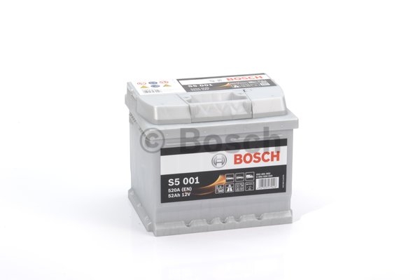 S5 Autobatéria BOSCH S5/12V, 52Ah, 520A - 0092S50010