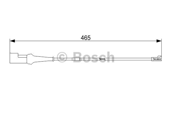 Bosch Výstrażný kontakt opotrebenia brzdového oblożenia