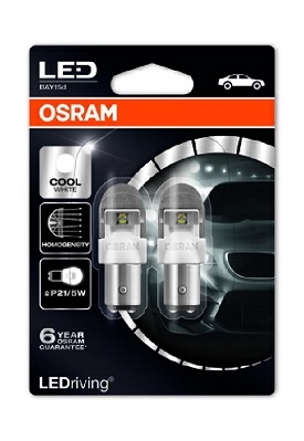 LEDriving PREMIUM Retrofit Osram LEDriving Premium P21/5W 12V 2W BAY15D Cool White blister