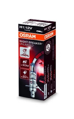OSRAM NIGHT BREAKER® UNLIMITED Osram H1 12V 55W+Night breaker Unlimited 1Ks