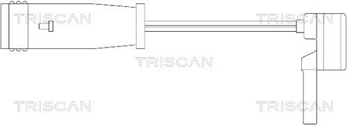 Triscan A/S Výstrażný kontakt opotrebenia brzdového oblożenia