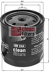 CLEAN FILTER Palivový filter