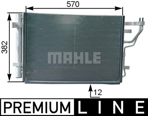 MAHLE Aftermarket GmbH Kondenzátor klimatizácie