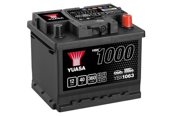 YUASA BATTERY SALES (UK) LTD YBX1000 CaCa Batteries Yuasa YBX1000 12V 40Ah 360A YBX1063