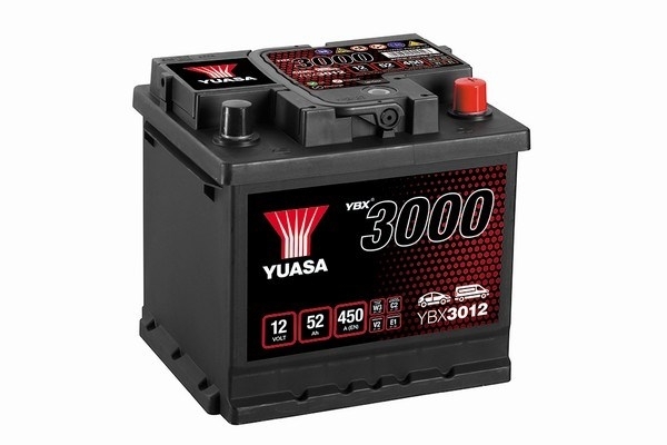 YUASA BATTERY SALES (UK) LTD YBX3000 SMF Batteries Yuasa YBX3000 12V 50Ah 420A YBX3012 Yuasa YBX3000 12V 50Ah 420A YBX3012
