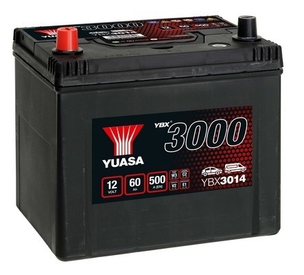 YBX3000 SMF Batteries Yuasa YBX3000 12V 60Ah 450A YBX3014