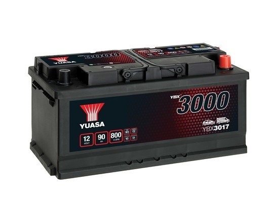 YUASA BATTERY SALES (UK) LTD YBX3000 SMF Batteries Yuasa YBX3000 12V 90Ah 800A YBX3017