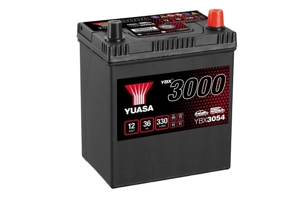 YUASA BATTERY SALES (UK) LTD YBX3000 SMF Batteries Yuasa YBX3000 12V 36Ah 330A YBX3054
