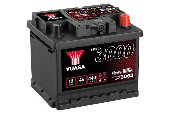 YBX3000 SMF Batteries Yuasa YBX3000 12V 45Ah 425A YBX3063