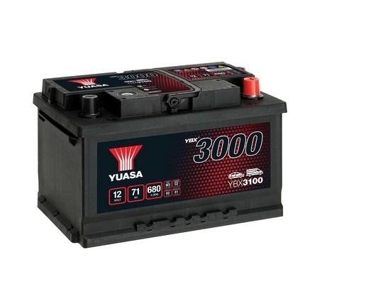 YUASA BATTERY SALES (UK) LTD YBX3000 SMF Batteries Yuasa YBX3000 12V 71Ah 650A YBX3100