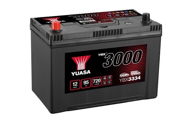 YUASA BATTERY SALES (UK) LTD YBX3000 SMF Batteries Yuasa YBX3000 12V 90Ah 700A YBX3334