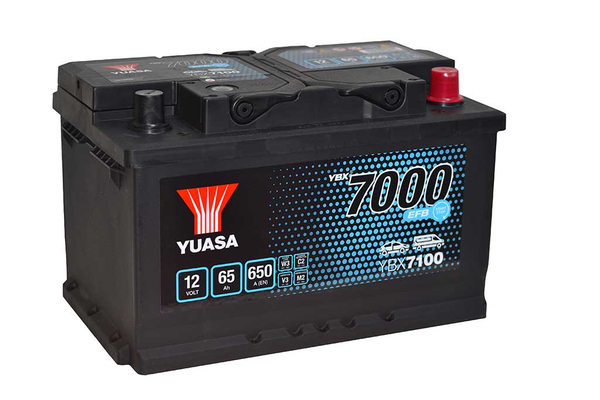 YBX7000 EFB Start Stop Plus Batteries Startovacia batéria YUASA YBX7100