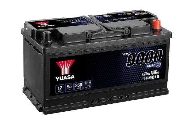 YBX9000 AGM Start Stop Plus Batteries Yuasa YBX9000 12V 95Ah 850A YBX9019