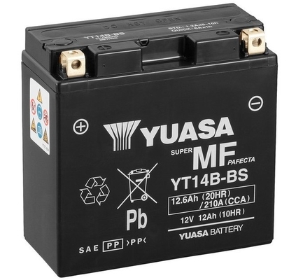 YBX9000 AGM Start Stop Plus Batteries Yuasa YT14B-BS