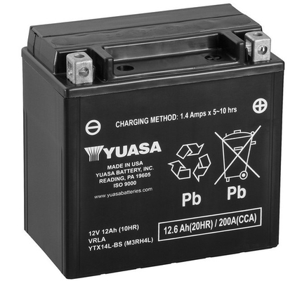 YBX9000 AGM Start Stop Plus Batteries Yuasa YTX14L-BS