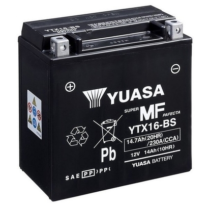 YBX9000 AGM Start Stop Plus Batteries Yuasa YTX16-BS