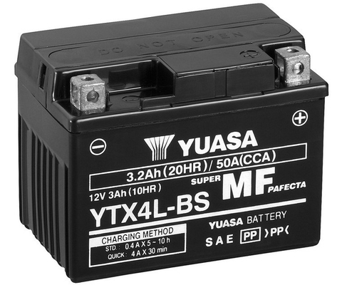 YBX9000 AGM Start Stop Plus Batteries Yuasa YTX4L-BS