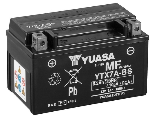 YBX9000 AGM Start Stop Plus Batteries Yuasa YTX7A-BS