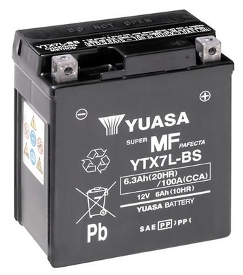 YBX9000 AGM Start Stop Plus Batteries Yuasa YTX7L-BS