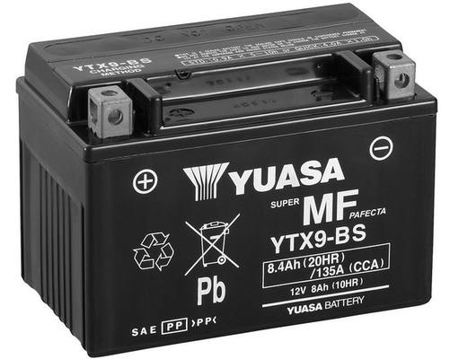 YBX9000 AGM Start Stop Plus Batteries Yuasa YTX9-BS