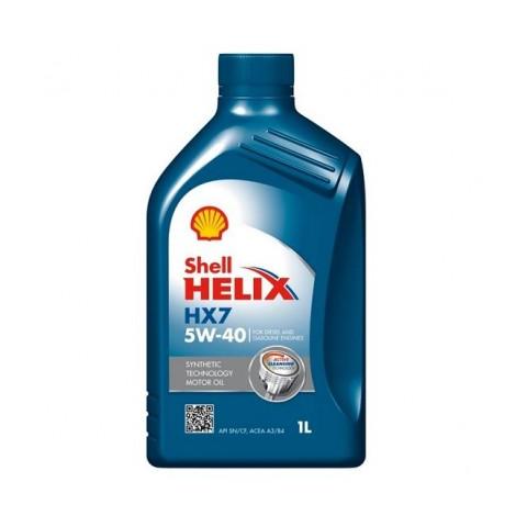 Motorový olej SHELL HELIX  HX7 5W-40 1L.
