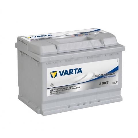  Varta Professional DC 12V 75Ah 650A 930 075 065