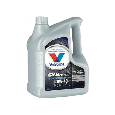  Motorový olej VALVOLINE SYNPOWER 0W-40 4L.