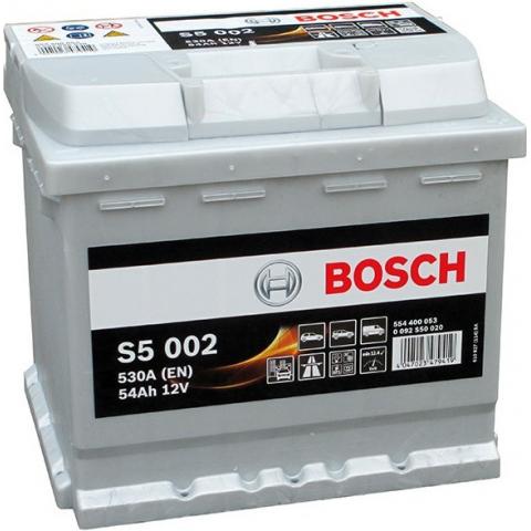 S5 Autobatéria BOSCH S5/12V, 54Ah, 530A - 0092S50020