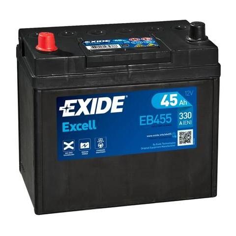 EXCELL Autobateria Exide Excell 12V 45Ah 300A EB455