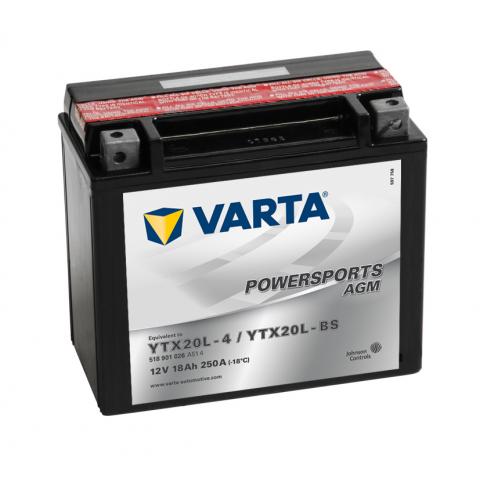  Motobatéria VARTA 12V 18Ah AGM (YTX20L-BS)