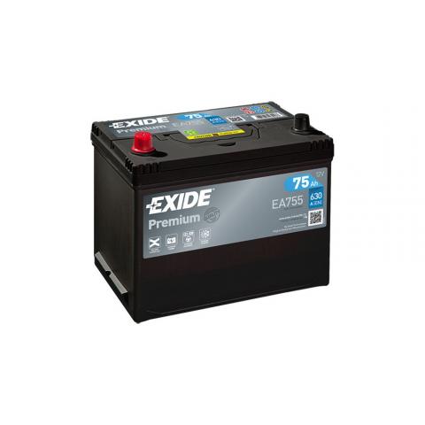  Autobatéria EXIDE Premium 75Ah, 12V, EA755