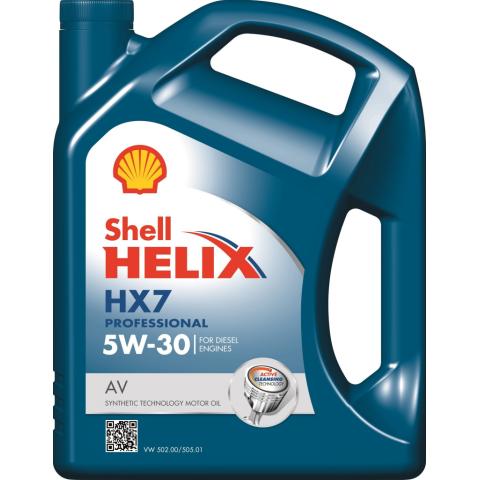  Motorový olej Shell Helix HX7 Professional AV 5W-30 5L.