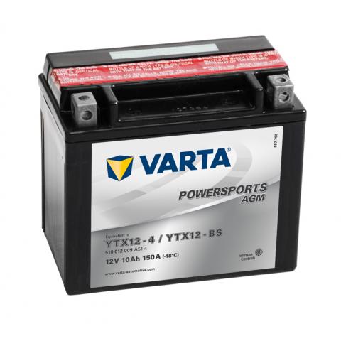  Motobatéria VARTA 12V 10Ah AGM (YTX12-BS) Ľavá +