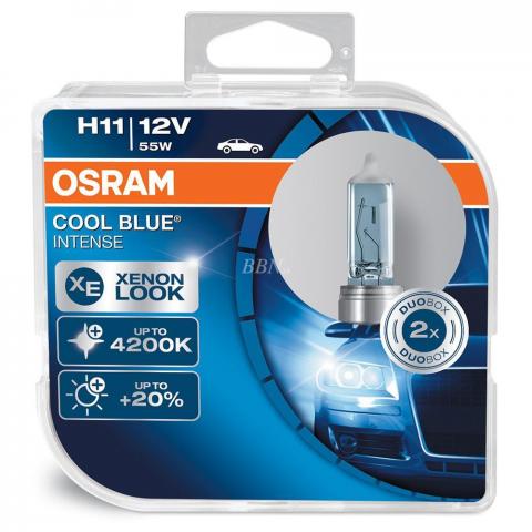  Osram H11 12V 55W PGJ19-2 BOX Cool Blue Intense