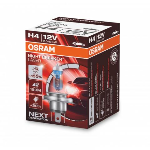 OSRAM OSRAM H4 NIGHT BREAKER LASER GEN2 12V 60/55W