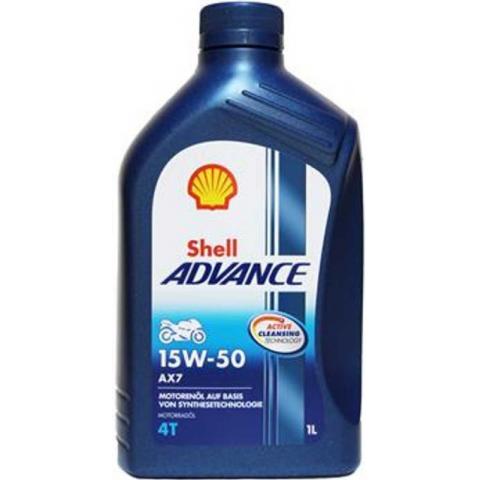  Shell Advance AX7 4T 15W-50 1L.