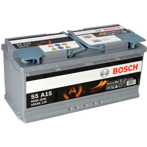 S5A Autobatéria BOSCH Start-Stop AGM 12V, 105Ah 950A  0092S5A150