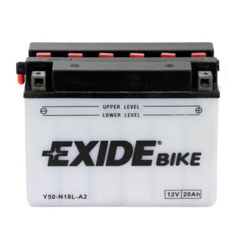  Motobaterie EXIDE BIKE Conventional 20Ah, 12V, Y50-N18L-A