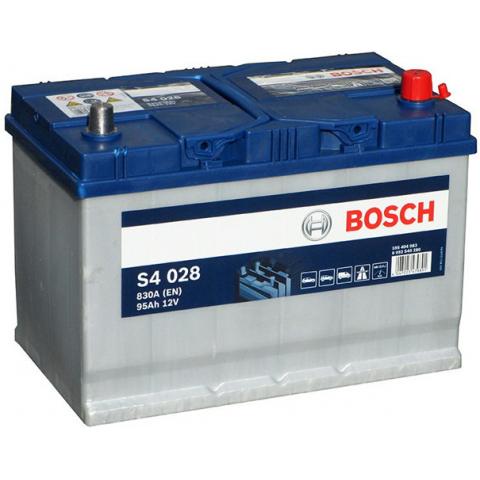 S4 Autobatéria BOSCH S4/12V, 95Ah, 830A - 0092S40280
