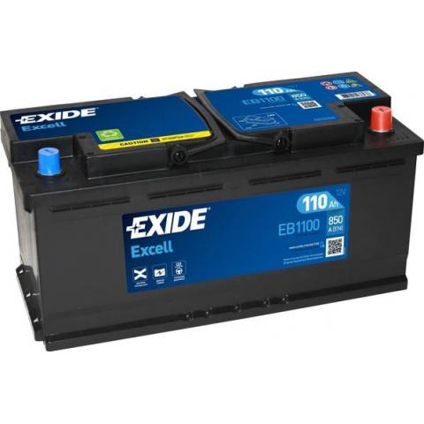 EXCELL Autobateria EXIDE Excell 110Ah, 850A, 12V, EB1100