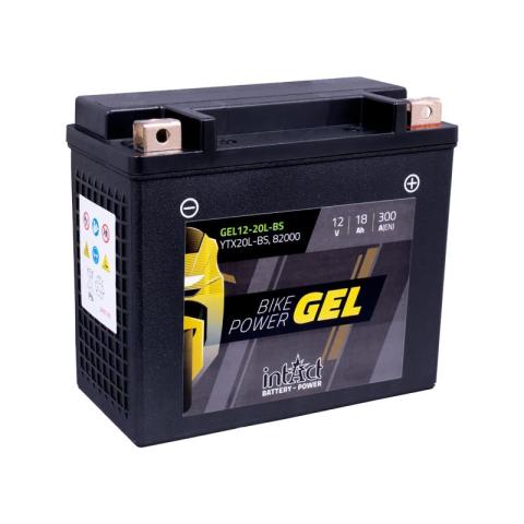  Motobatéria  INTACT GEL - YTX20HL-BS  12 V, 18 Ah