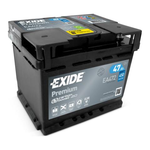 PREMIUM Exide Premium 12V 47Ah 450A EA472