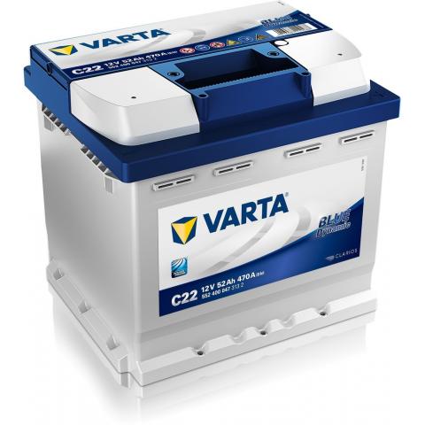  Varta Blue Dynamic 12V 52Ah 470A 552 400 047