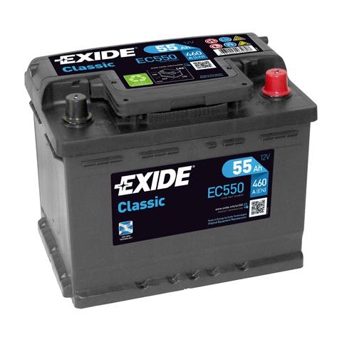 EXIDE CLASSIC Exide Classic 12V 55Ah 460A EC550