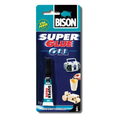  BISON Super Glue Gel 3g