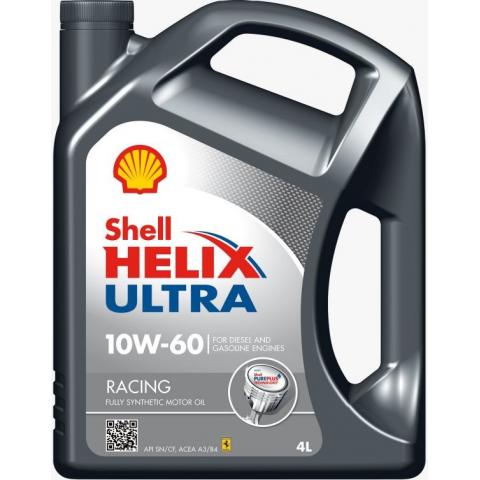  Motorový olej Shell Helix Ultra Racing 10W-60 4L.